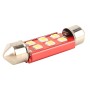 2 ПК 39 мм DC12V / 2,2W / 6000K / 130LM 6LEDS SMD-3030