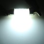 2 PCS 36mm DC12V 1.7W 6000K 135LM 2LEDs SMD-3030 Car Reading Lamp, with Decoder