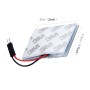 2 PCS 18W Auto Flash Strobe Fade Smooth Remote Controlled Colorful LED Roof Decorative Lamp with 36 SMD-5050 LED, DC 12V