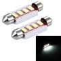 2 PCS 200lm 6000K DC 12V 3W 41MM 4 SMD-5730 LEDs Bicuspid Port Decoding Car Dome Lamp LED Reading Light(White Light)