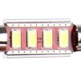 2 шт 200 л.м. 6000K DC 12V 3W 41 мм 4 SMD-5730 Светодиоды Bicuspid Decoding Car Dome Lamp Lames Lame Light Light (белый свет)