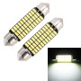 2 ПК 41 мм DC12V / 1,5 Вт / 6000K / 100LM 33LEDS SMD-3014.