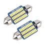 2 PCS 36mm DC12V / 1.5W / 6000K / 100LM 30LEDs SMD-3014 Car License Plate Light / Dome Light, with Decoder