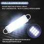 4 шт. 44 мм DC12V 1W 6000K 100LM 12LEDS SMD-3528