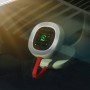 Baseus crydd02-02 Солнечный автомобиль круглый ламп с чтением лампы купола с простым универсальным кабелем данных Micro USB, длина: 1 м (белый)