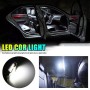 10 PCS 36mm DC12-24V / 1W / 6000K / 60LM 15LEDs SMD Car Reading Lamp Dome Light