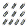 10 PCS 41mm DC12-24V / 1W / 6000K / 60LM 18LEDs SMD Car Reading Lamp Dome Light