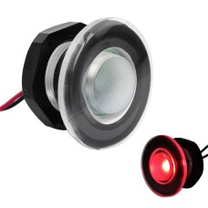 RV / Yacht Walkway Light LED Round Light DC12V (Red Light)