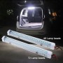 2 PCS ZS-3332 12V High Bright 48LEDs RV Dome Light Cabin Light Bar