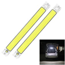 2 PCS ZS-3348 DC12-24V High Bright 84 COB Lamp Beads Car Dome Light Cabin Light Bar