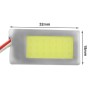 7W White Light LED Car Interior Lamp with T10 Dome + BA9S Festoon Adapter