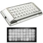 White Interior 36 LED Roof Light for Vehicle (DC 12V)(Silver)