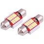 2 шт. 31 мм 3W 180LM White Light 10 Светодиодный SMD 4014 CANBUS Снятие номера