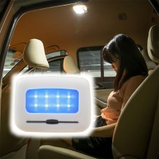 Car Interior Wireless Intelligent Electronic Products Car Reading Lighting Ceiling Lamp LED Night Light, Light Color:Blue Light(White)