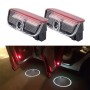 2 PCS LED Car Door Welcome Logo Car Brand 3D Shadow Light for Skoda