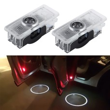 2 PCS LED Car Door Welcome Logo Car Brand 3D Shadow Light for Mercedes-Benz