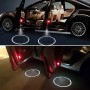 2 PCS LED Car Door Welcome Logo Car Brand Shadow Lights for Porsche Cayenne Old Version