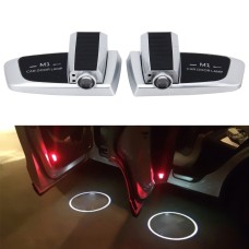2 PCS Intelligent Induction HD Projection Car Door Welcome Lamp Display Logo for Lexus(Silver)