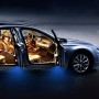 2 PCS LED Car DC 12V 1.5W Door Lights Lamps for Audi / Volkswagen(Blue Light)