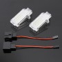 2 PCS LED Car DC 12V 1.5W Door Lights Lamps for Audi / Volkswagen(Red Light)