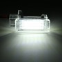 2 PCS LED Car DC 12V 1.5W Door Lights Lamps for Audi / Volkswagen(White Light)