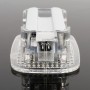 2 PCS LED Car DC 12V 1.5W 6000K 100LM Door Lights Lamps 18LEDs SMD-3528 Lamps for Mercedes Benz