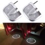 2 PCS LED Car Door Welcome Logo Car Brand Shadow Light Laser Projector Lamp for NISSAN(Silver)