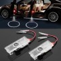 2 PCS Car Door Logo Light Brand Shadow Lights Courtesy Lamp for Maserati