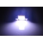 2 PCS 31mm 1.5W 80LM White Light 1 COB LED License Plate Reading Lights Car Light Bulb