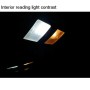 2 PCS 41mm 1.5W 80LM White Light 1 COB LED License Plate Reading Lights Car Light Bulb