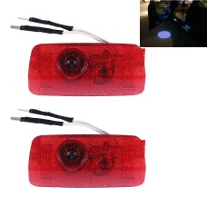 Car Door LED Laser Welcome Decorative Light for TOYOTA, LED Laser for TOYOTA Logo (Pair)(Red)