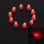 10PCS 2W T3 Wedge Instrument Panel LED Light Dashboard Gauge Cluster Indicator Lamp Bulb(Red Light)