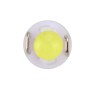 10 PCS 2W T3 Wedge Instrument Panel LED Light Dashboard Gauge Cluster Indicator Lamp Bulb(White Light)