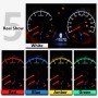 10 PCS 2W T3 Wedge Instrument Panel LED Light Dashboard Gauge Cluster Indicator Lamp Bulb(White Light)