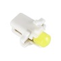 10 PCS B8.3 0.2W DC12V Wedge Instrument Panel COB LED Light Dashboard Gauge Cluster Indicator Lamp Bulb (White Light)