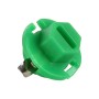 10 PCS B8.4 0.2W DC12V Wedge Instrument Panel COB LED Light Dashboard Gauge Cluster Indicator Lamp Bulb (Green Light)