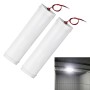 2 PCS ZS-3330 Truck LED Inside Reading Light Car Cabin Light Bar, Voltage:DC12-80V(White Light)