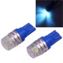 2 PCS T10 1.5W 60LM 1 LED Dark Blue COB LED Brake Light for Vehicles, DC12V(Dark Blue)