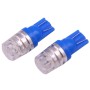 2 ПК T10 1,5 Вт 60LM 1 Светодиодный синий светодиодный тормозный фонарь для транспортных средств, DC12V (синий цвет)