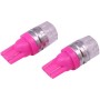 2 PCS T10 1.5W 60LM 1 LED Magenta COB LED Brake Light for Vehicles, DC12V(Magenta)