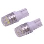 2 PCS T10 1.5W 60LM 1 LED White COB LED Brake Light for Vehicles, DC12V(White)