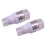 2 PCS T10 1.5W 60LM 1 LED White COB LED Brake Light for Vehicles, DC12V(White)