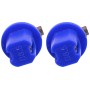 2 PCS B8.5 Blue Light 0.2W 12LM 1 LED SMD 5050 LED Instrument Light Bulb Dashboard Light for Vehicles, DC 12V(Blue)