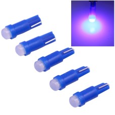 5 PCS T5 0.5W 20LM Blue Light 1 LED COB LED Instrument Light Bulb Dashboard Light for Vehicles, DC 12V(Blue)