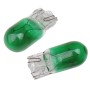 5 PCS T10 12V 5W Car Instrument Light Reading Light(Green)