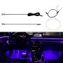 Center Console Modified LED Guide Light, Style: DC Line APP Control(2m Transparent)