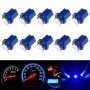 10 PCS T8.5 5050 Led 1 SMD Car Gauge Dash Bulb Dashboard Instrument Light Wedge Interior Lamp(Blue)