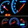 10 PCS T8.5 5050 Led 1 SMD Car Gauge Dash Bulb Dashboard Instrument Light Wedge Interior Lamp(Blue)