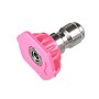 High Pressure Car Wash Gun Jet Nozzle Washer Accessories, Nozzle Angle: 0 Degree Big Hole, Pink