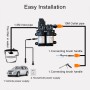 DC 12V Portable Double Pump + Brush High Pressure Outdoor Car Cigarette Lighter Washing Machine Vehicle Washing Tools